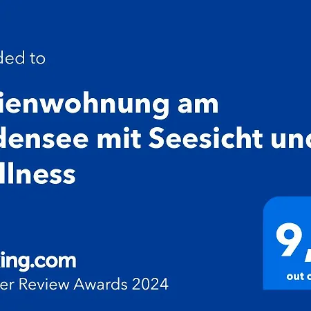 Apartment Am Bodensee Mit Seesicht Und Wellness *